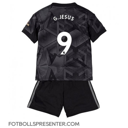 Arsenal Gabriel Jesus #9 Bortatröja Barn 2022-23 Kortärmad (+ korta byxor)